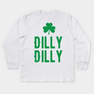 Dilly dilly st patricks day Kids Long Sleeve T-Shirt